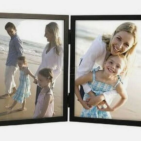 Kenneth Cole New York 8X10 Hinged Double Standing/Hanging Photo Frame - Picture 2 of 6